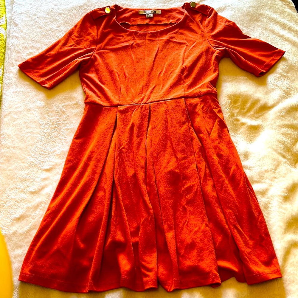 Forever 21: size M: A-line orange dress